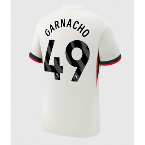 Fotbalové Dres Chelsea Alejandro Garnacho #49 Venkovní Oblečení 2025-26 Krátký Rukáv